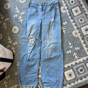 Old Navy Light Blue Flare & Wide Leg Jeans